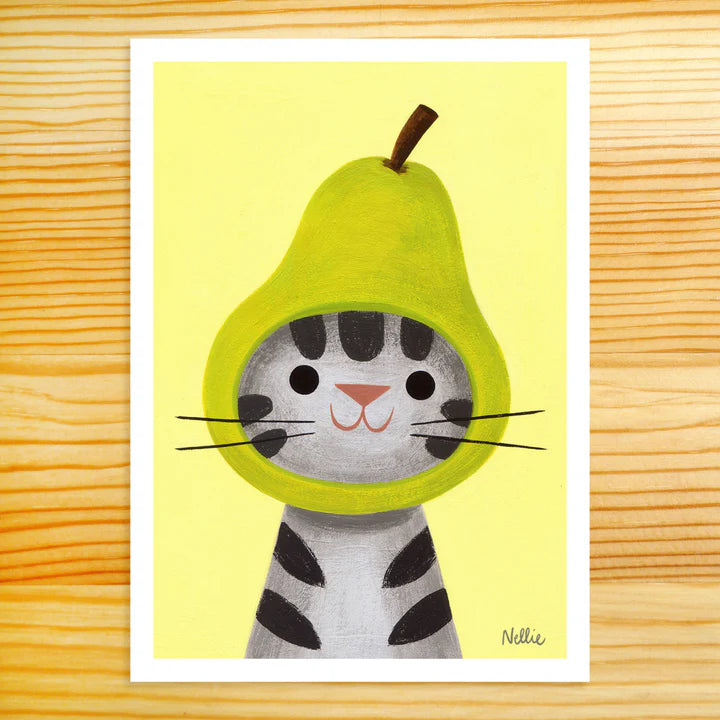 Nellie Le Cat Fruit Prints