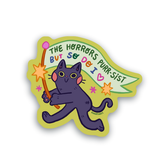 Purr-sist Sticker