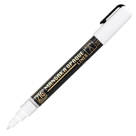 ZIG Cartoonist Gel Pen - Opaque Liner, White