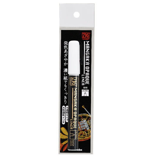 ZIG Cartoonist Gel Pen - Opaque Liner, White